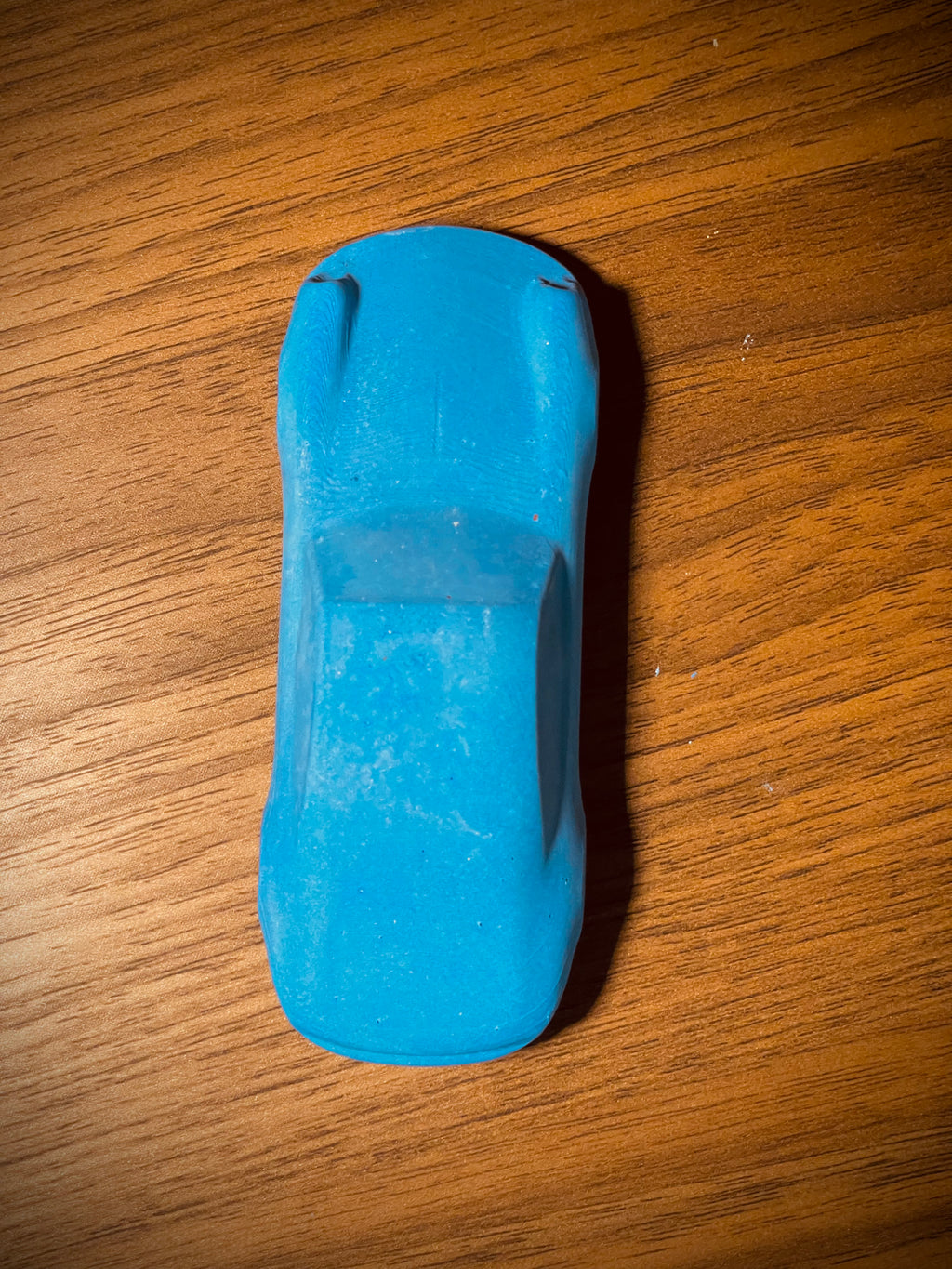 911 Skulptur aus Keramik  - 10cm in blau