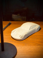 911 Skulptur aus Beton - 19cm in grau